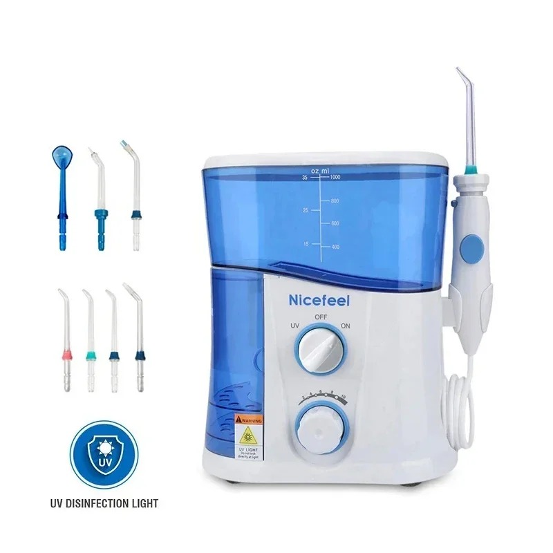 Water Flosser Cordless - Idropulsore Portatile con 7 Ugelli Regolabili