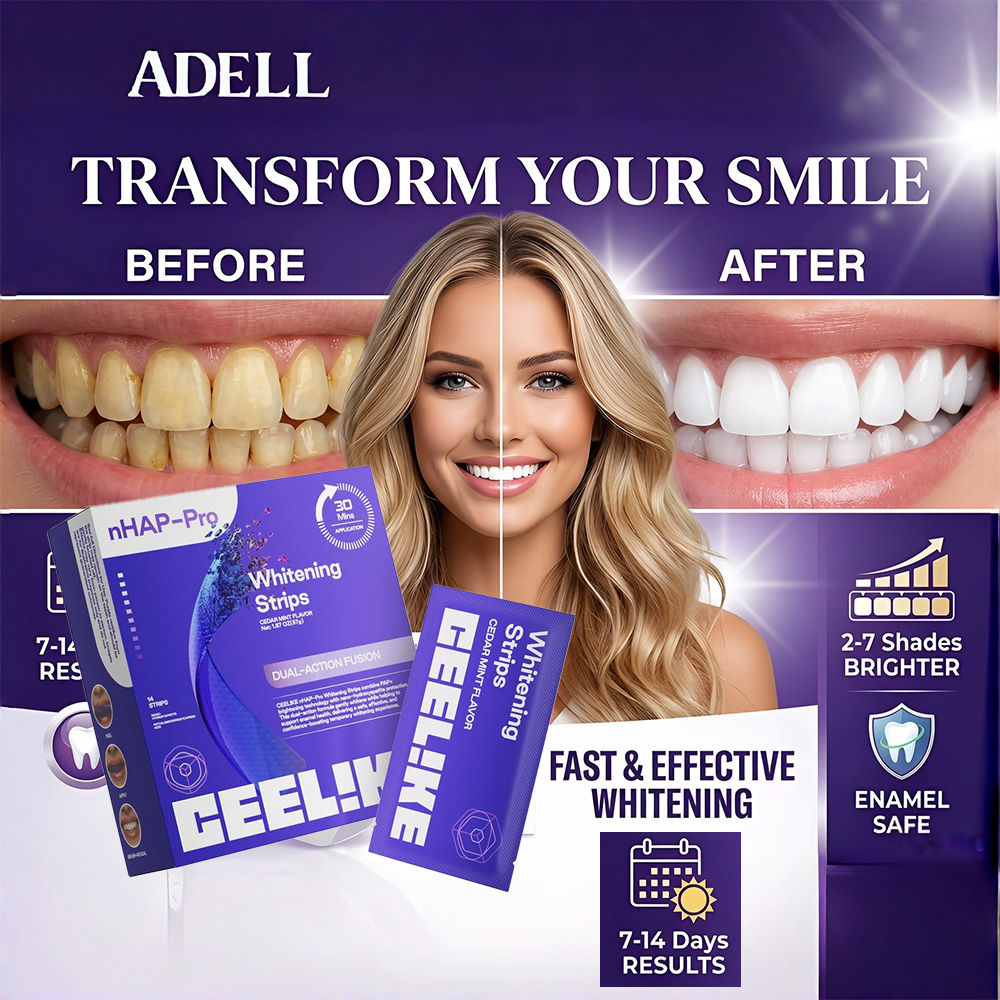 Teeth Whitening Effective - Strisce Sbiancanti per Denti Viola 14
