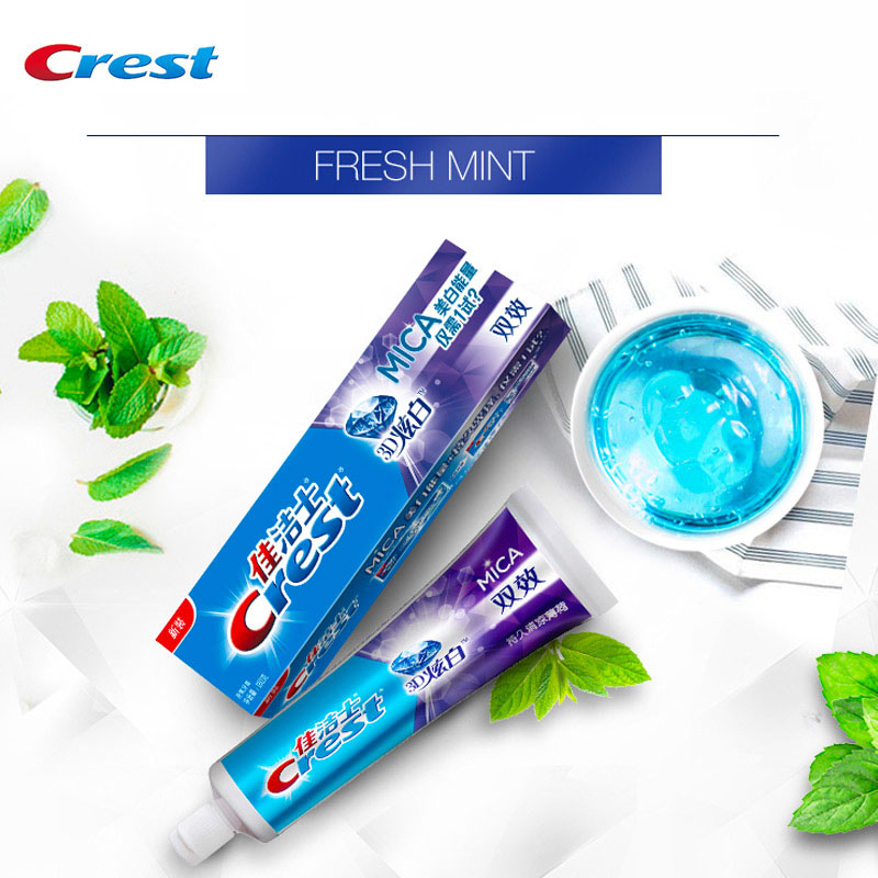 Teeth Whitening Effective - Crest 3D MICA Dentifricio Fluoruro Sbiancamento