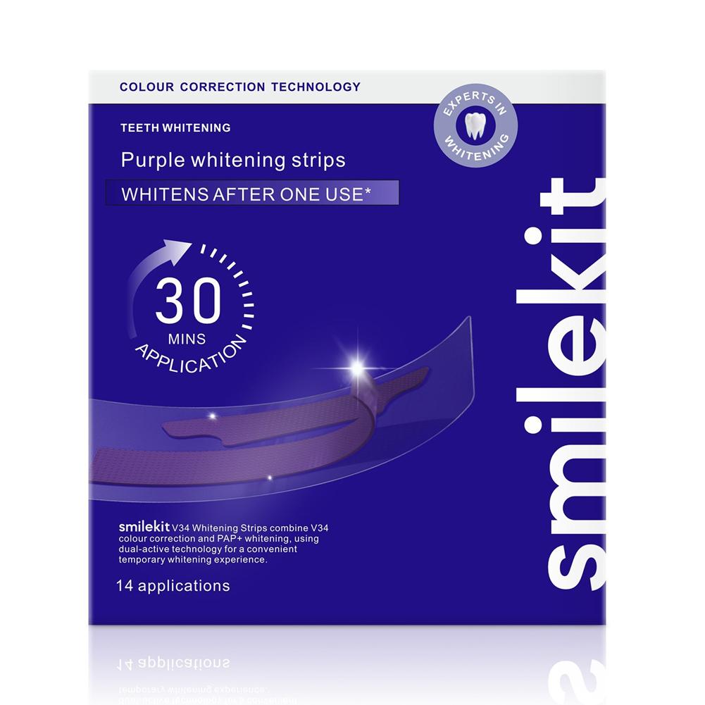 Teeth Whitening Strips Crest - ﻿ Strisce Sbiancanti per Denti Smilekit