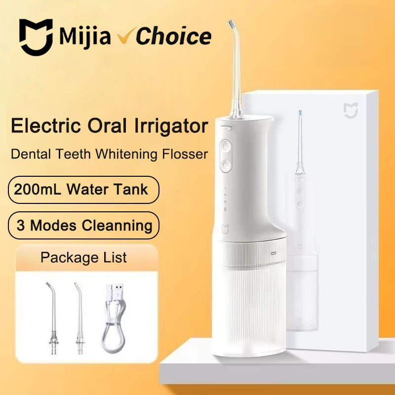 Water Flosser Cordless - Irrigatore Orale Portatile Mijia MEO705, Sbiancante