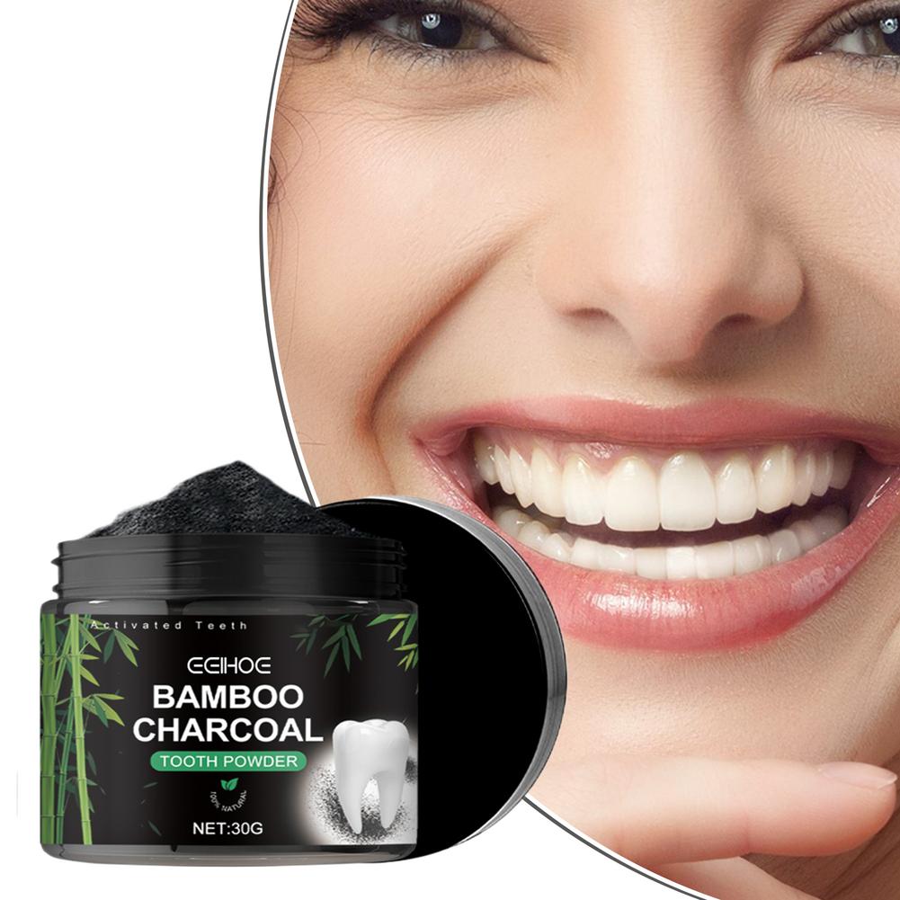 Teeth Whitening Charcoal Powder - Polvere Sbiancante per Denti, Polvere al