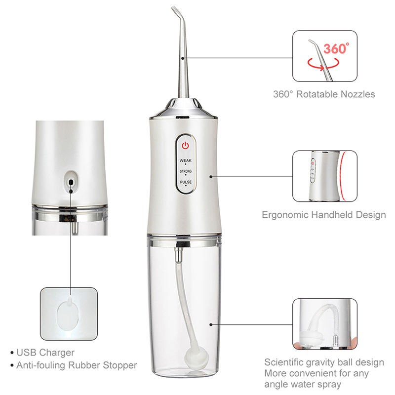 Irrigatore orale elettrico int - Water Flosser Cordless recensione e prezzo