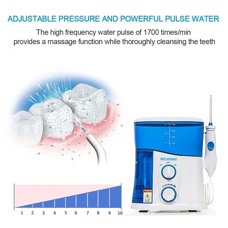 Idropulsore Portatile con 7 Ug - Water Flosser Cordless recensione e prezzo