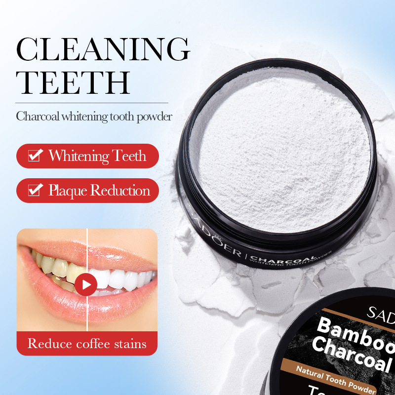 60g Polvere Sbiancante Per Den - Teeth Whitening Charcoal Powder recensione e prezzo