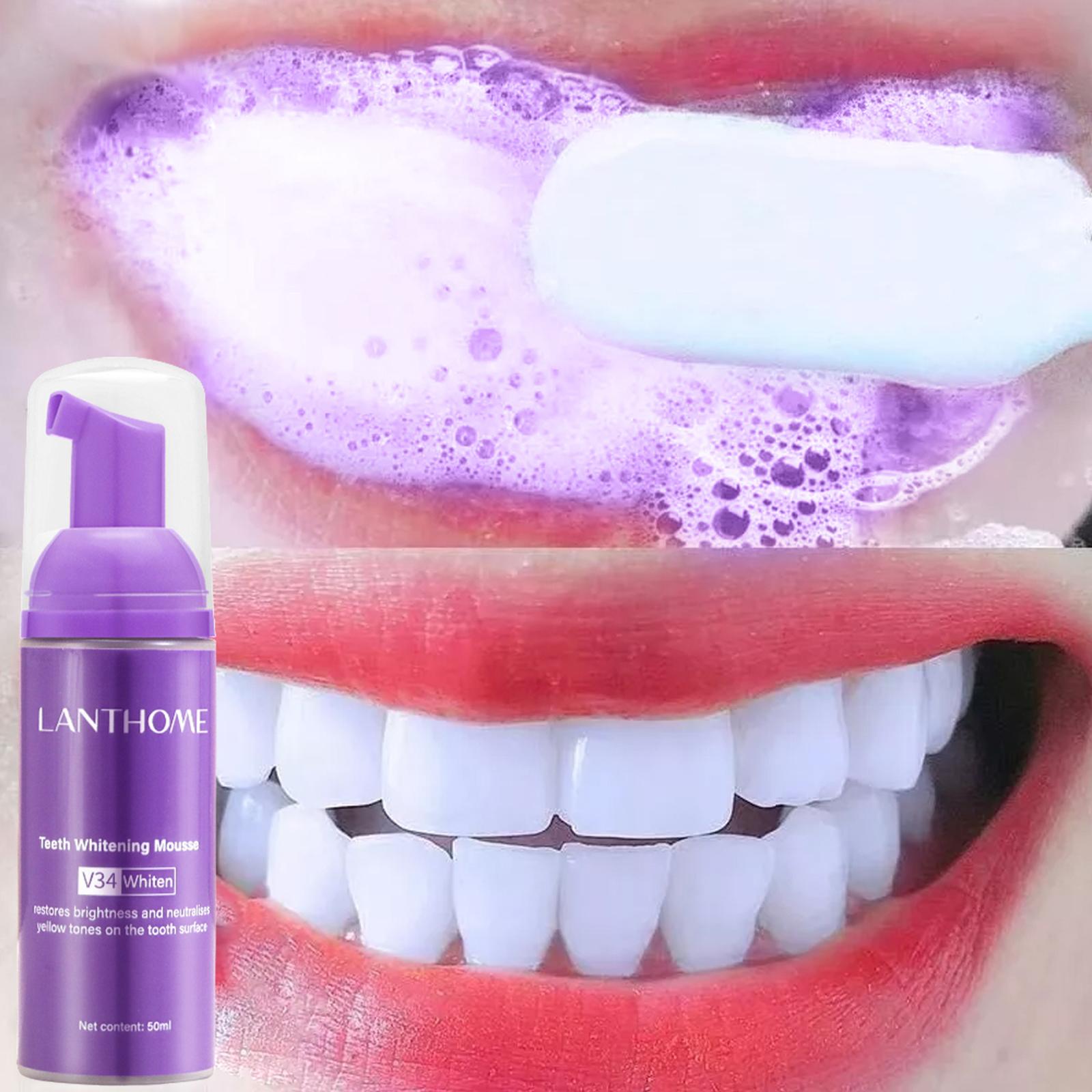 V34 Mousse Dentifricio per la  - Teeth Whitening Effective recensione e prezzo