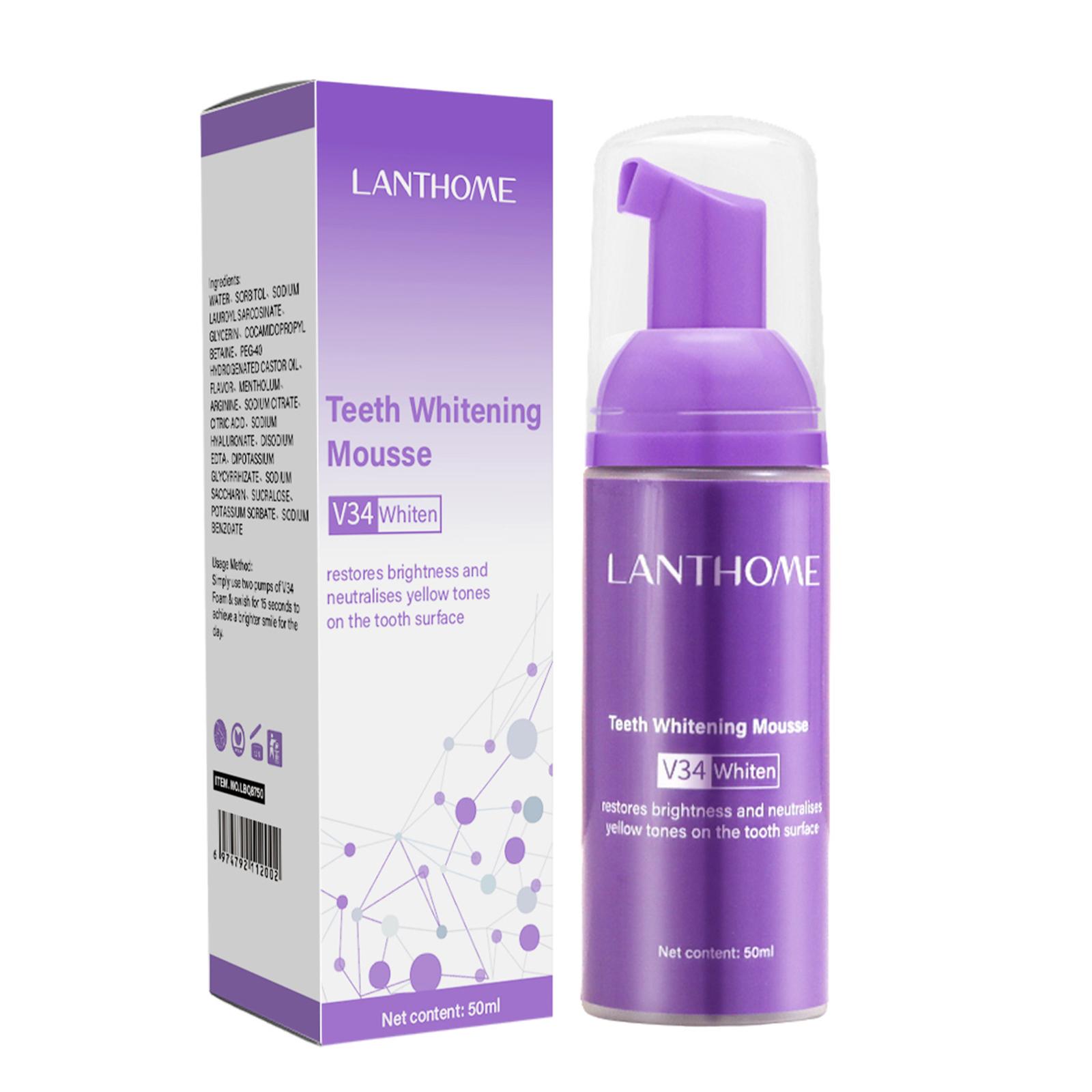 V34 Mousse Dentifricio per la  - Teeth Whitening Effective recensione e prezzo