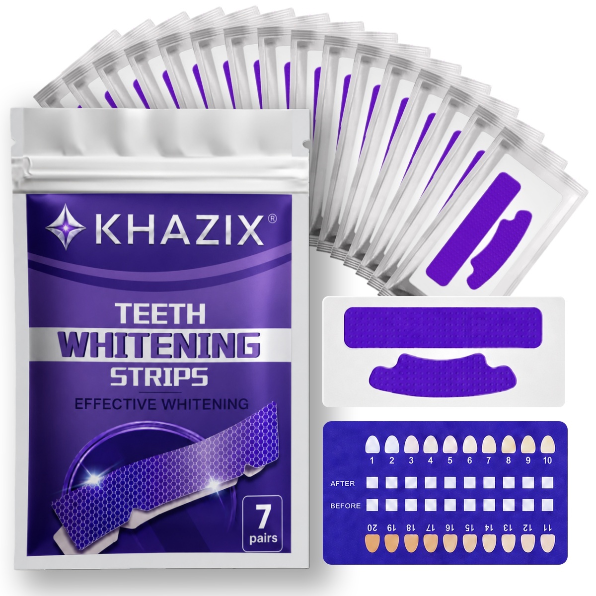 1/7 paia di strisce sbiancanti - Teeth Whitening Strips Crest recensione e prezzo