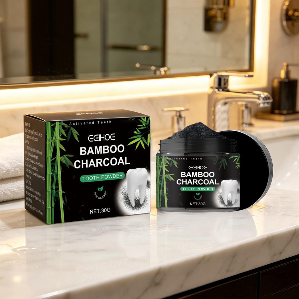 Polvere Sbiancante per Denti,  - Teeth Whitening Charcoal Powder recensione e prezzo
