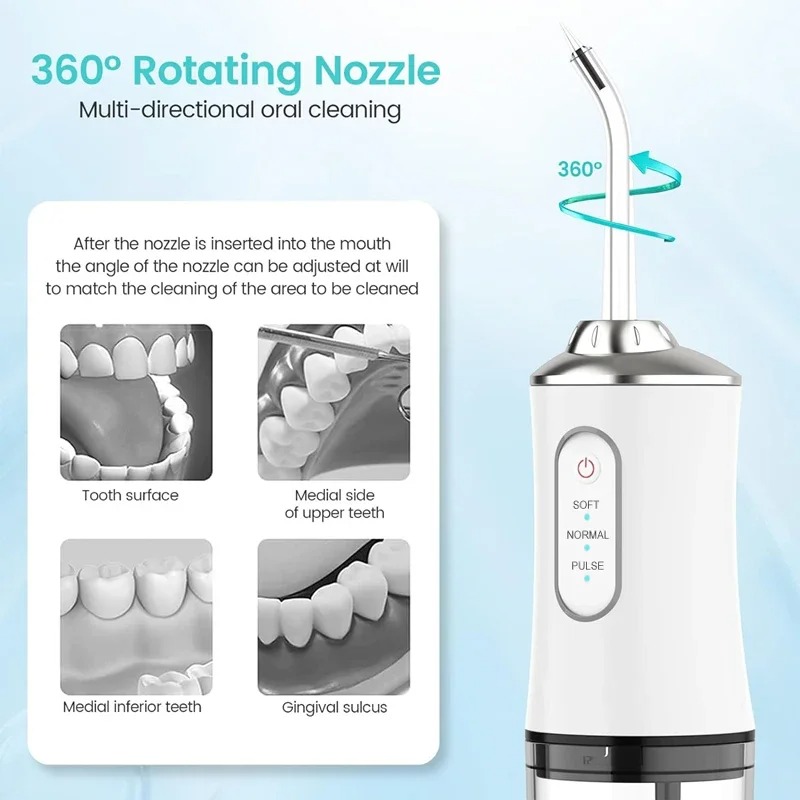 Professionale Flossing portati - Water Flosser Cordless recensione e prezzo