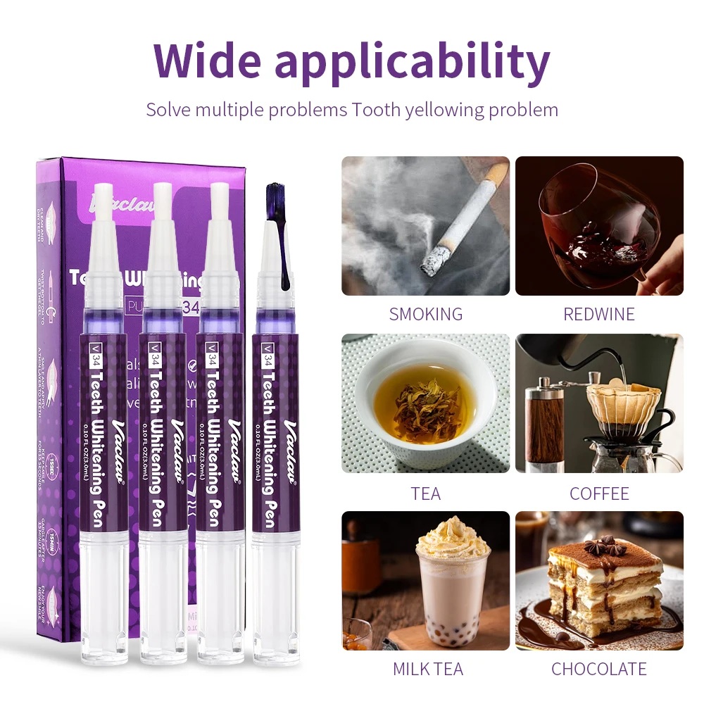 Vaclav V34 Penna gel sbiancant - Teeth Whitening Pens recensione e prezzo